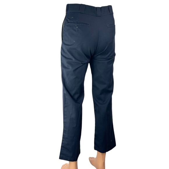 Dickies Men's Navy Blue High Rise Straight Chino Khaki Trousers Pants Size 30x30 - Picture 2 of 7